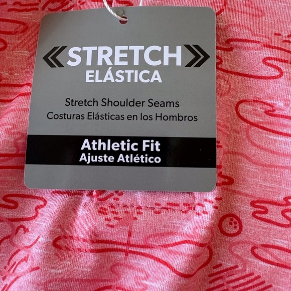 PGA TOUR Pro series Size XLT Athletic fit Sun protection UPF 50 Coral in color - Picture 6 of 10